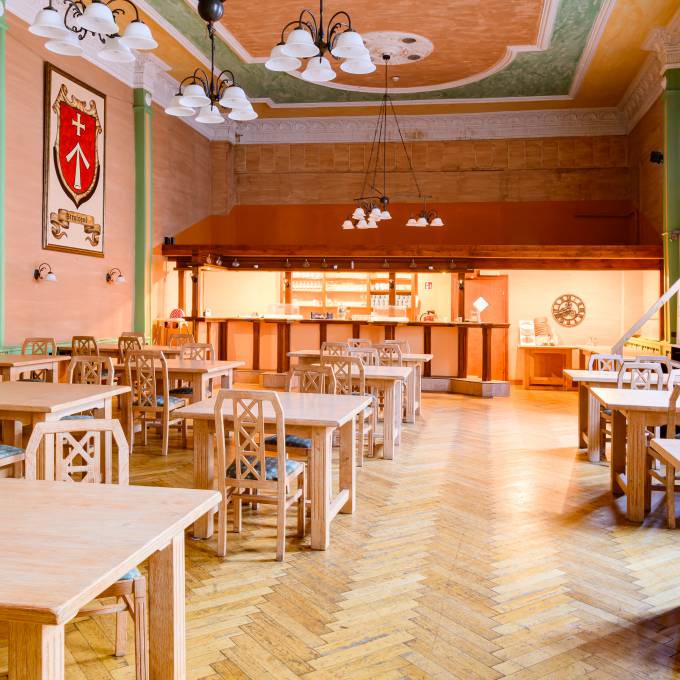 Innenansicht historischer Wappensaal