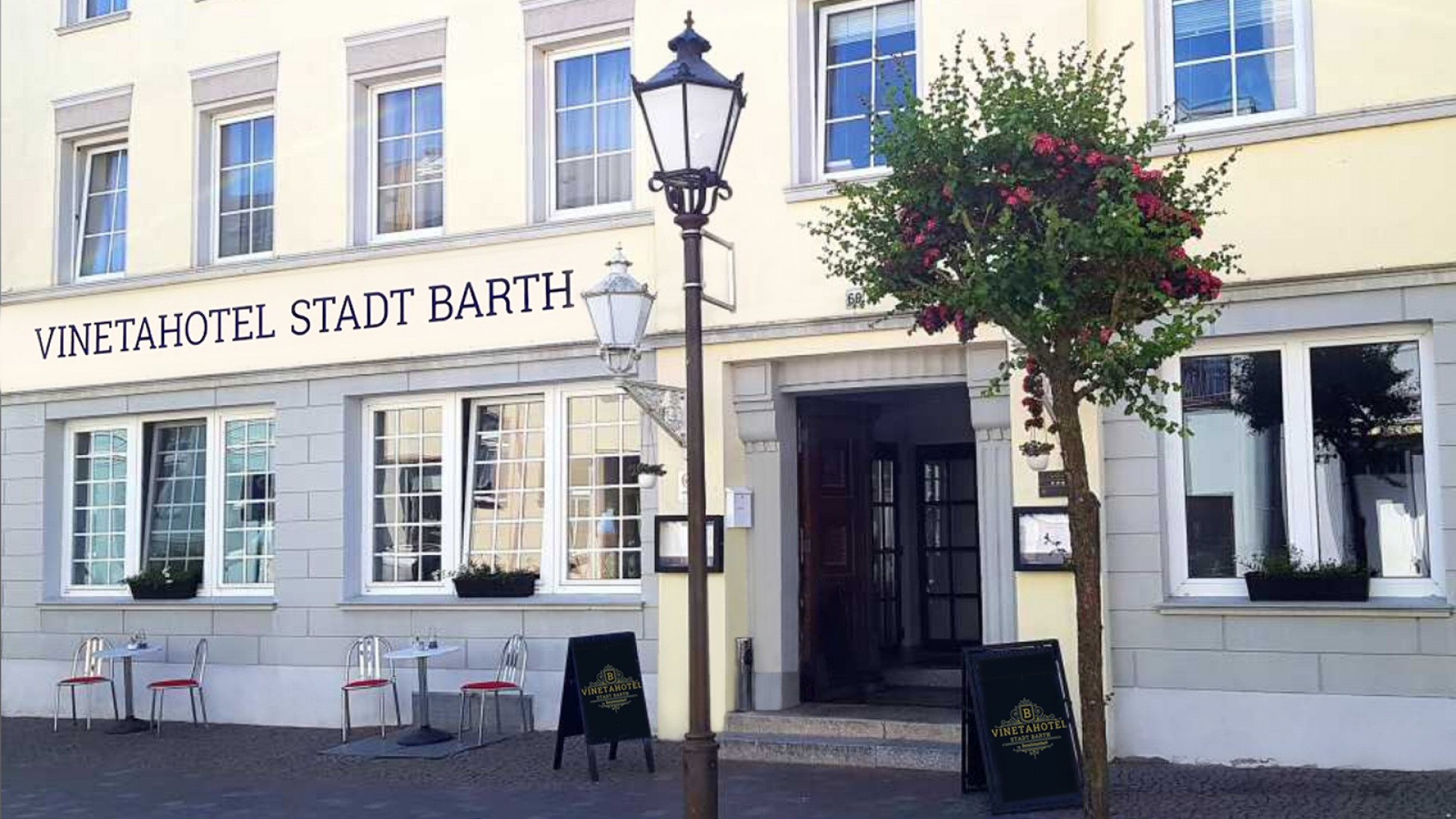 Außenansicht Vinetahotel Stadt Barth
