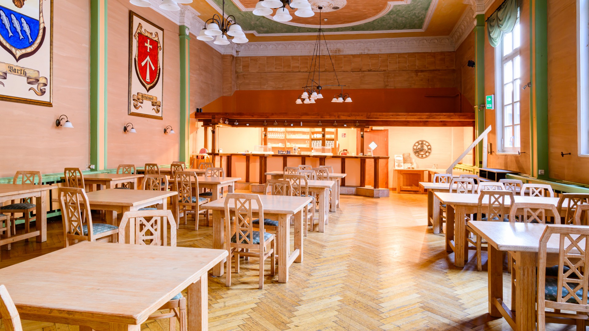 Innenansicht historischer Wappensaal